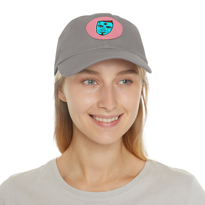 TROL Dad Hat with Leather Patch (Round)
