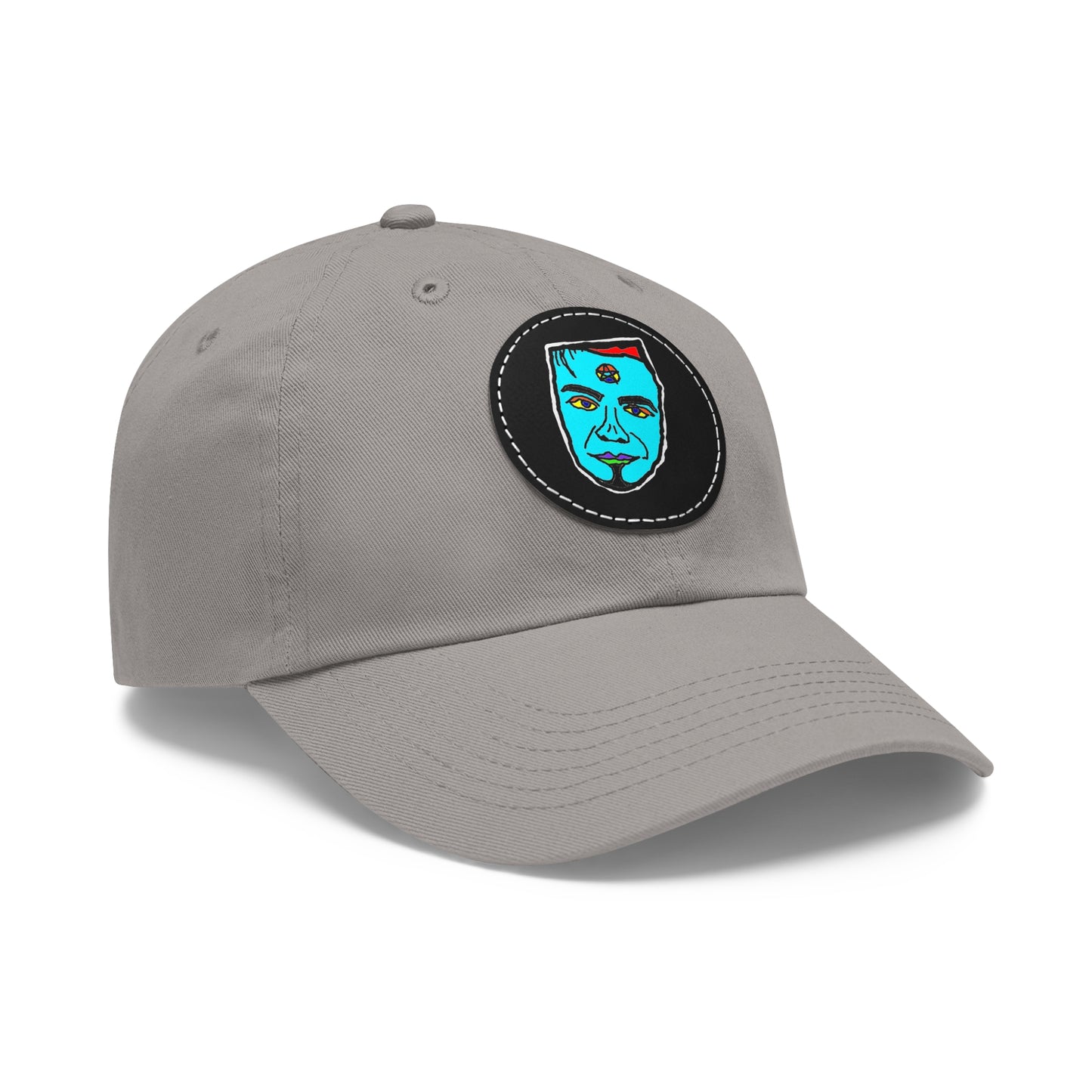 TROL Dad Hat with Leather Patch (Round)