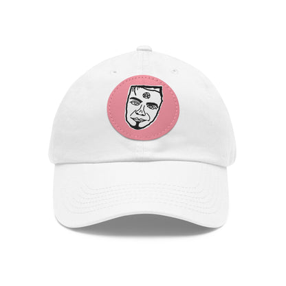 TROL Dad Hat with Leather Patch (Round)