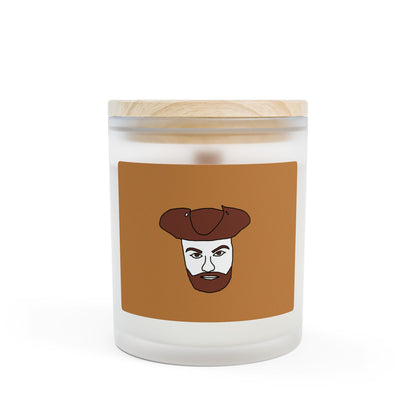 TROL Frosted Glass Candle, 11oz