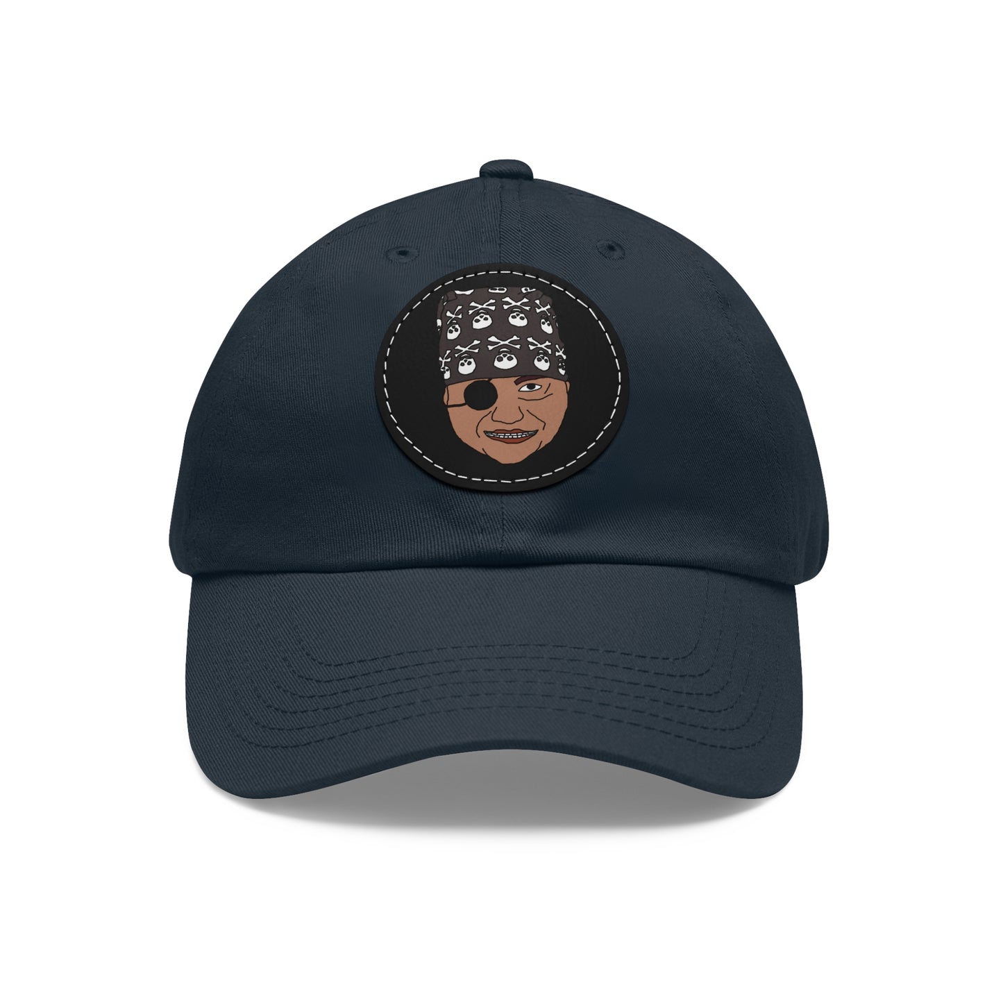TROL Dad Hat with Leather Patch (Round)