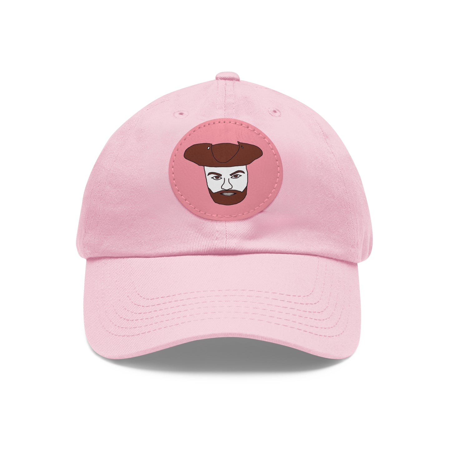 TROL Dad Hat with Leather Patch (Round)