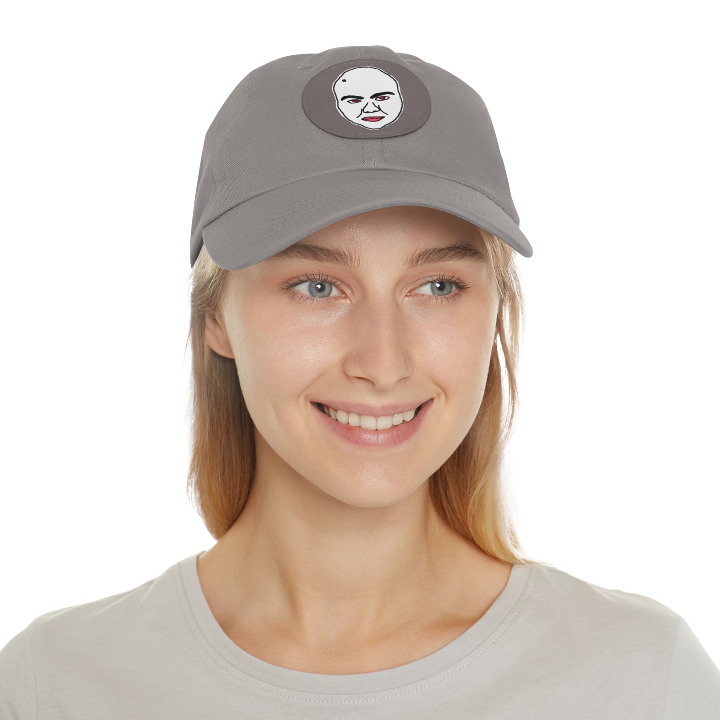 TROL Dad Hat with Leather Patch (Round)