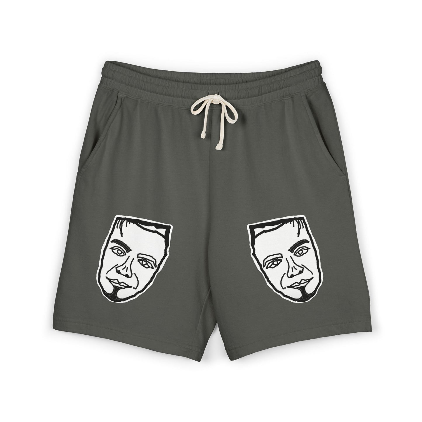 TROL Unisex Garment-Dyed Lightweight Fleece Sweat Shorts