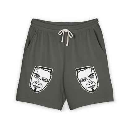 TROL Unisex Garment-Dyed Lightweight Fleece Sweat Shorts