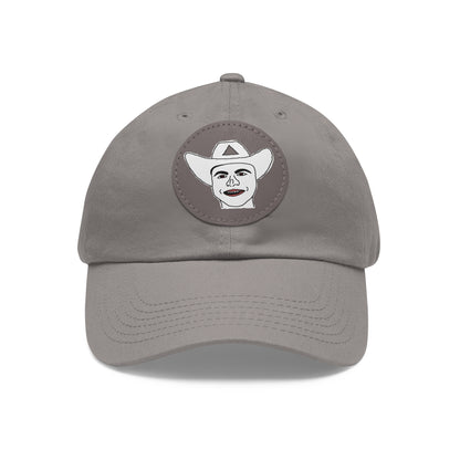 TROL Dad Hat with Leather Patch (Round)