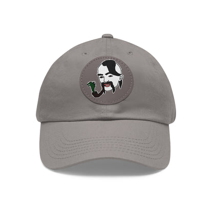 TROL Dad Hat with Leather Patch (Round)
