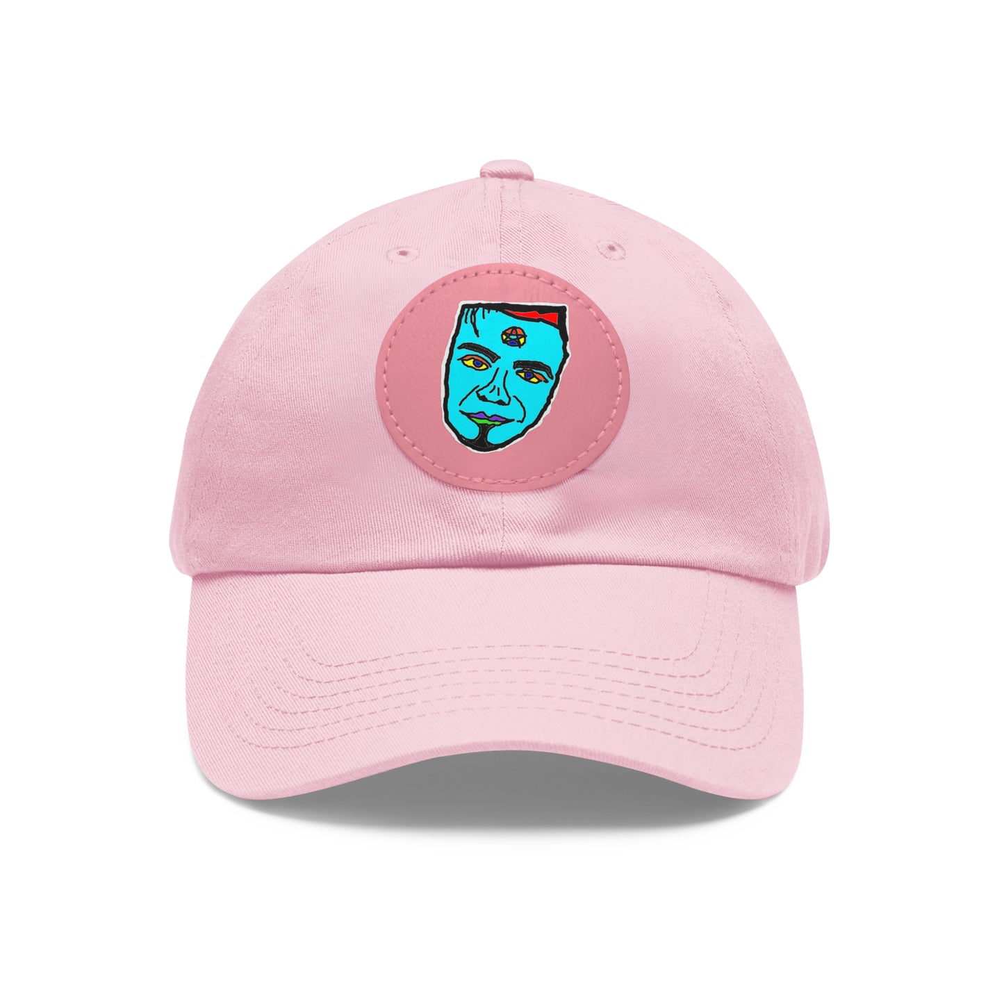 TROL Dad Hat with Leather Patch (Round)