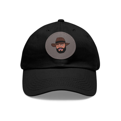 TROL Dad Hat with Leather Patch (Round)