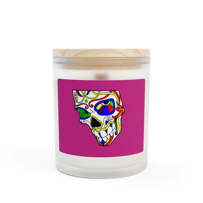 TROL Frosted Glass Candle, 11oz