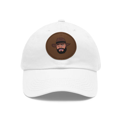 TROL Dad Hat with Leather Patch (Round)