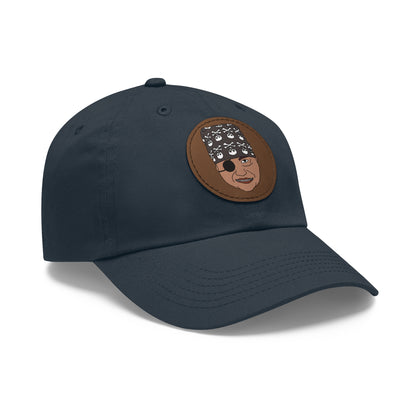 TROL Dad Hat with Leather Patch (Round)