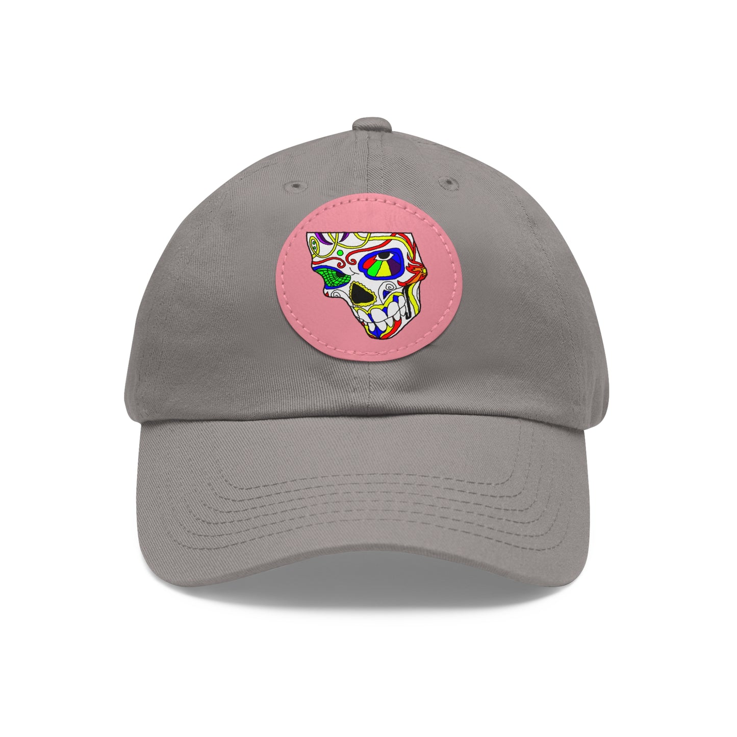 TROL Dad Hat with Leather Patch (Round)