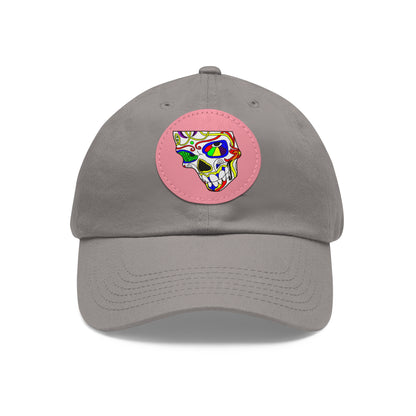 TROL Dad Hat with Leather Patch (Round)
