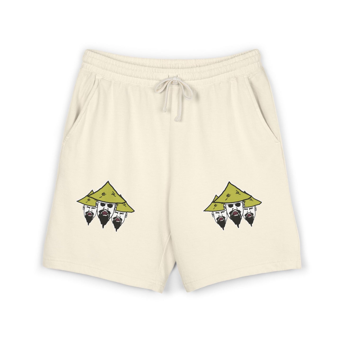 TROL Unisex Garment-Dyed Lightweight Fleece Sweat Shorts