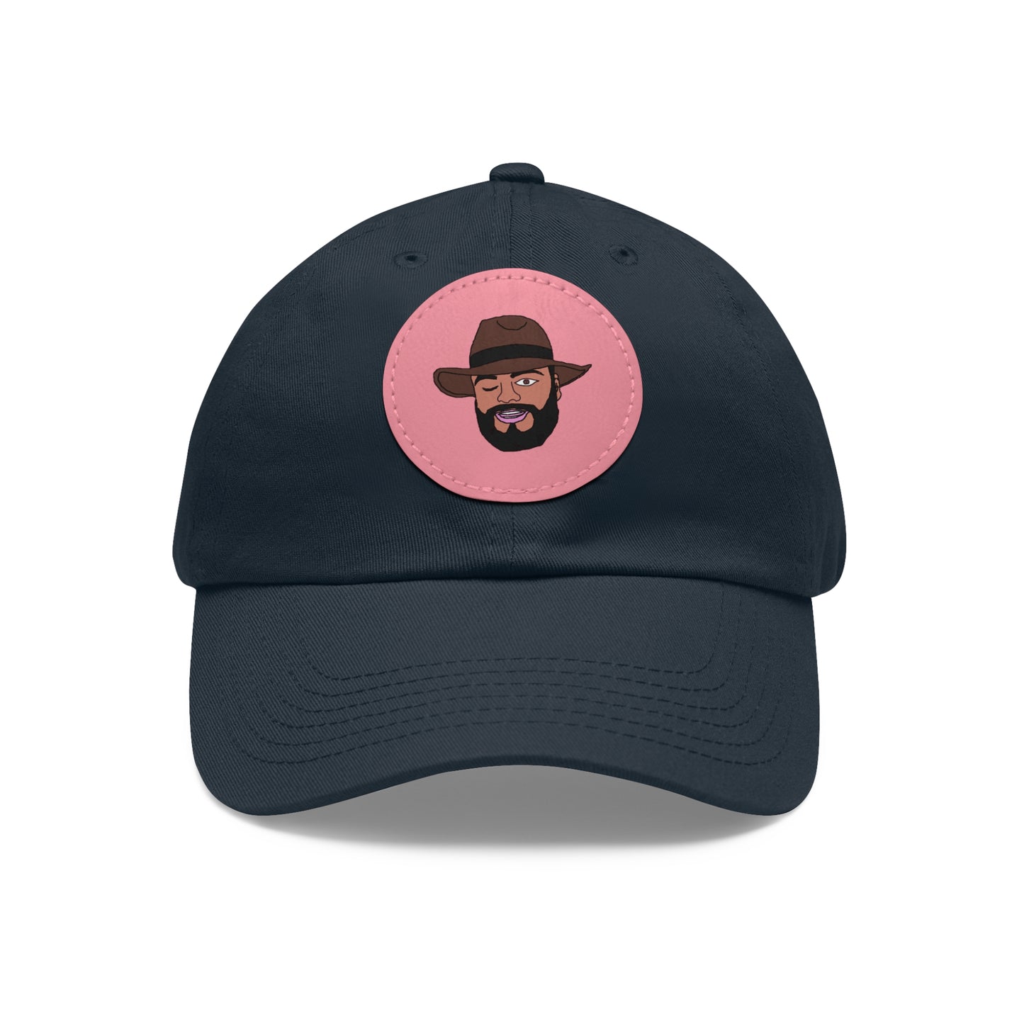 TROL Dad Hat with Leather Patch (Round)
