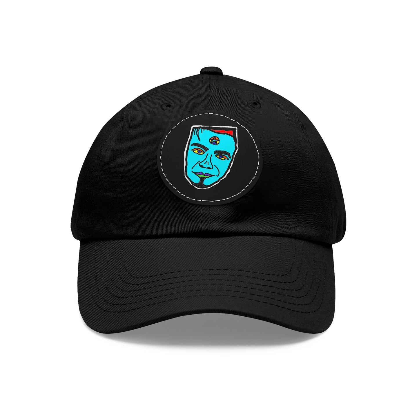 TROL Dad Hat with Leather Patch (Round)