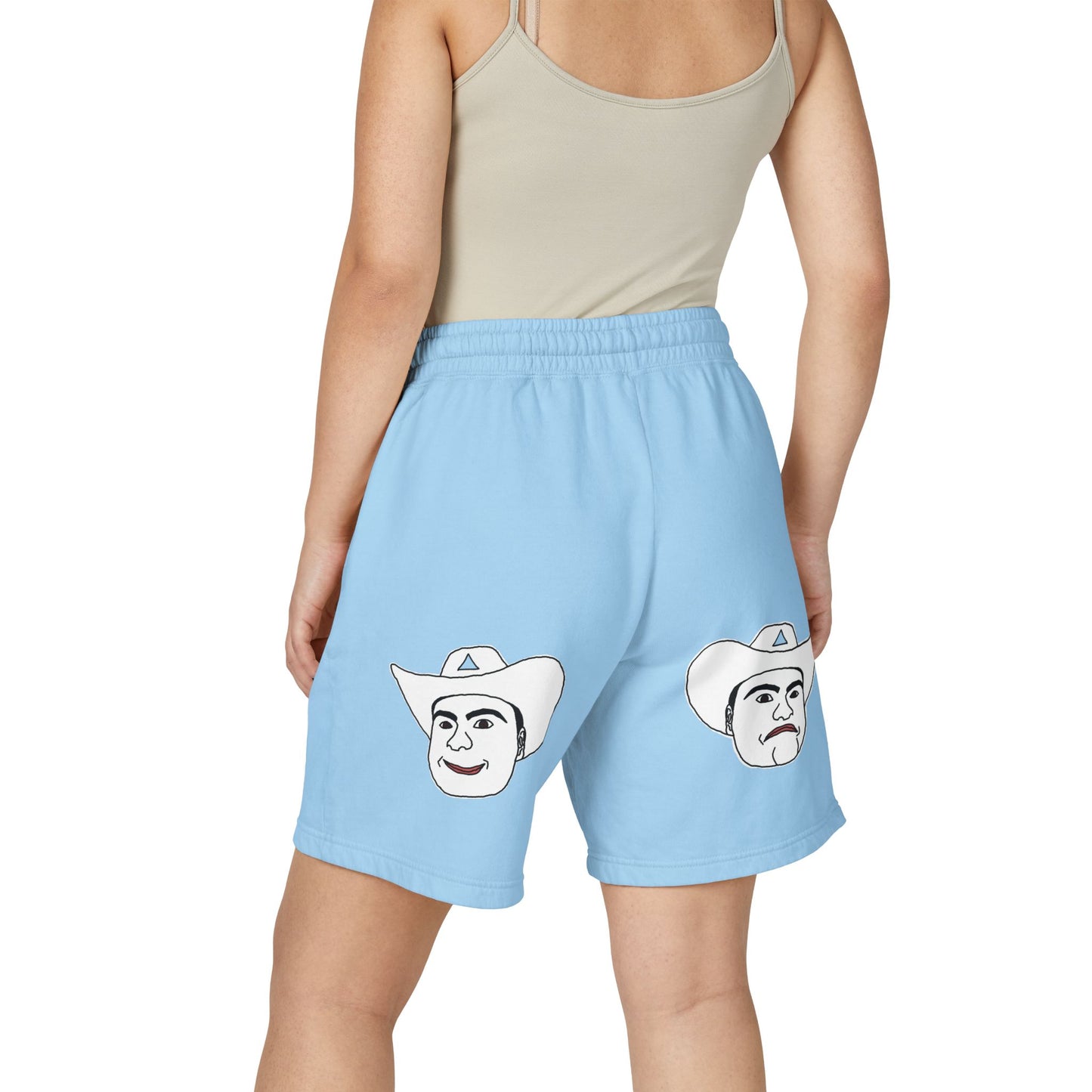 TROL Unisex Garment-Dyed Lightweight Fleece Sweat Shorts
