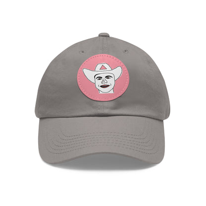 TROL Dad Hat with Leather Patch (Round)