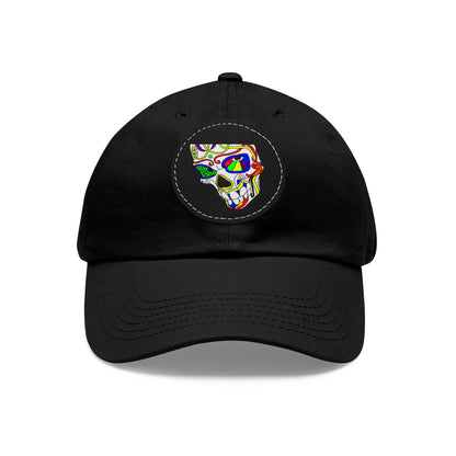 TROL Dad Hat with Leather Patch (Round)