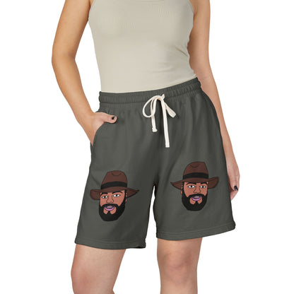 TROL Unisex Garment-Dyed Lightweight Fleece Sweat Shorts