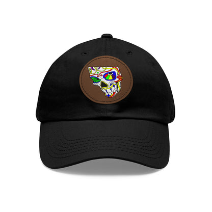 TROL Dad Hat with Leather Patch (Round)