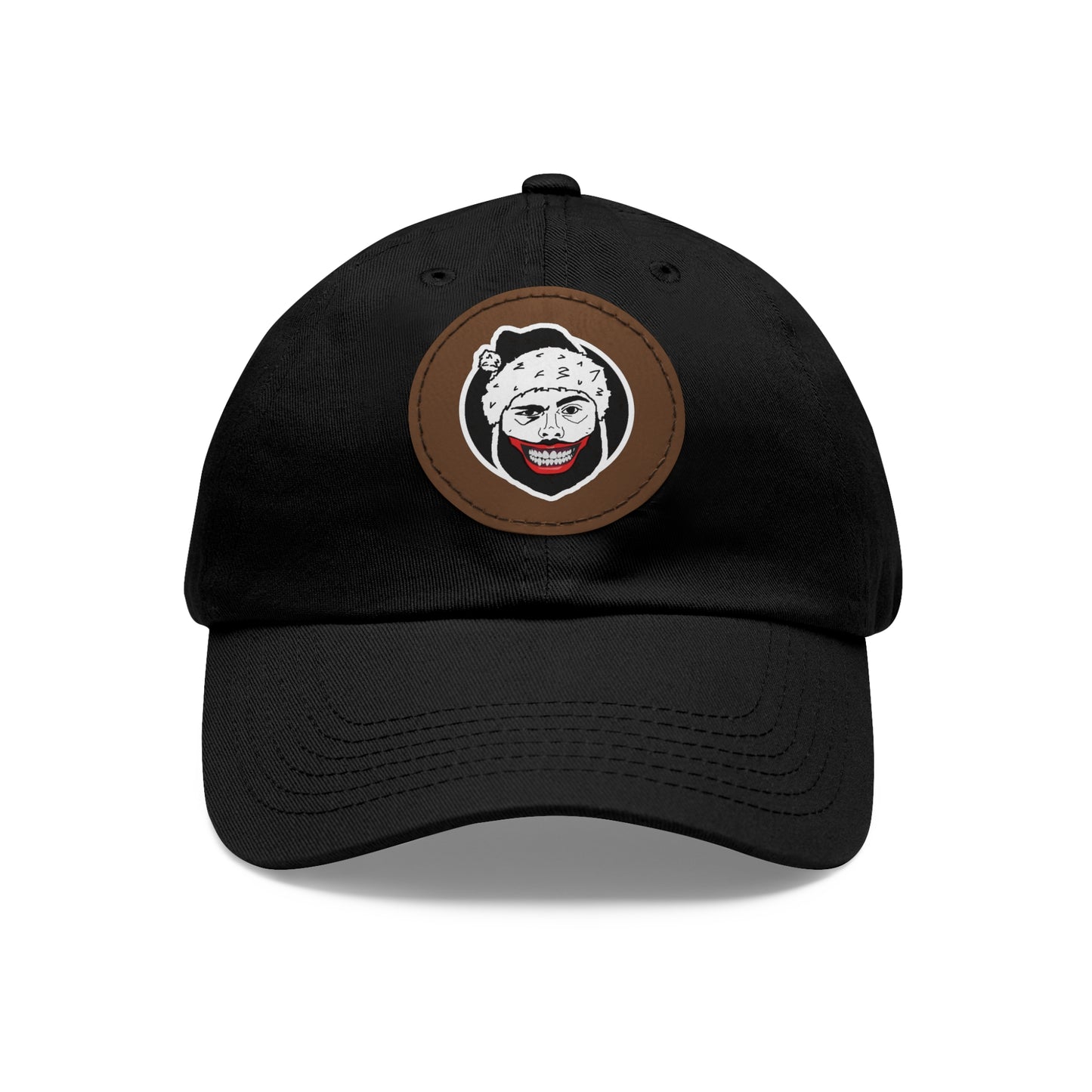 TROL Dad Hat with Leather Patch (Round)