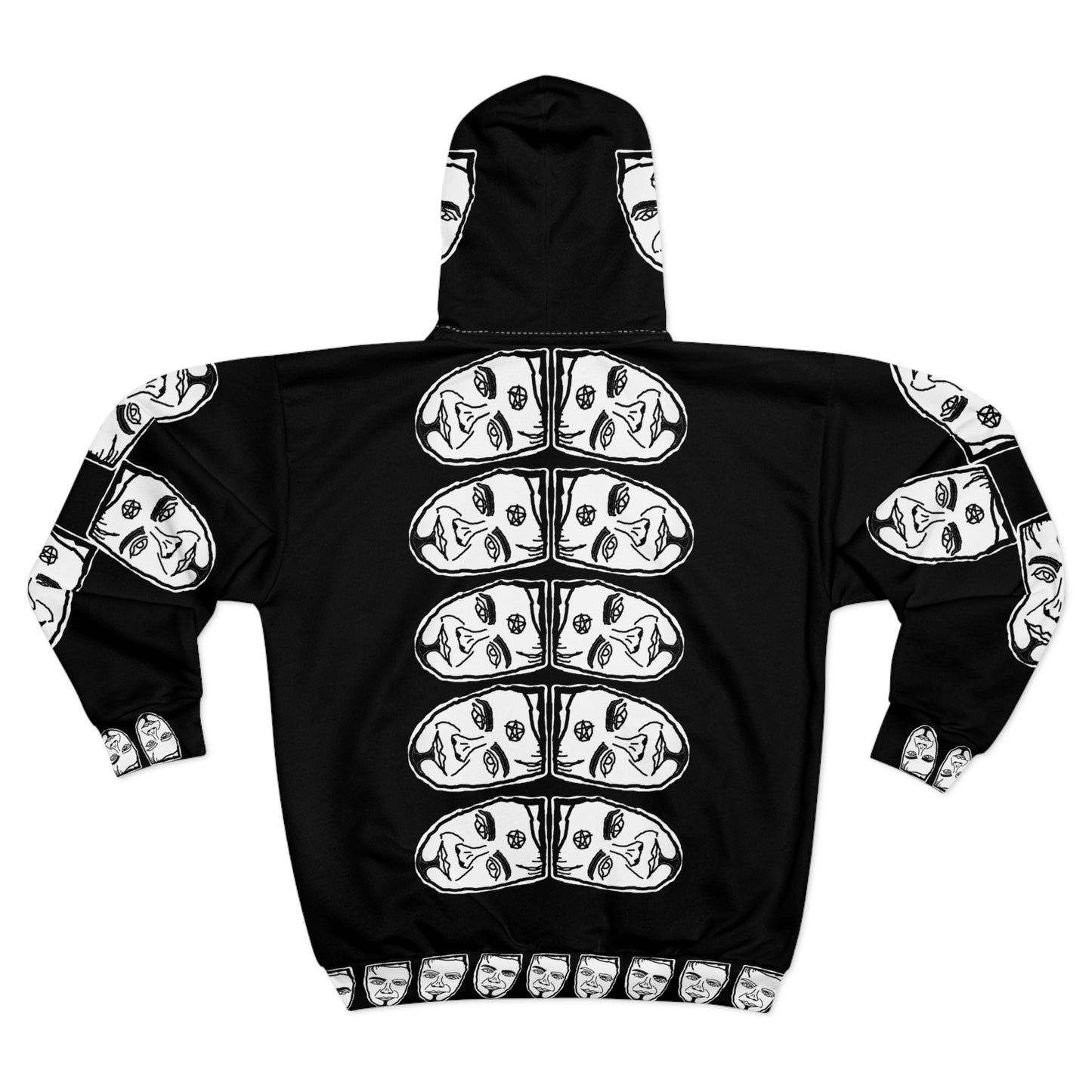 TROL Unisex Zip Hoodie (AOP)