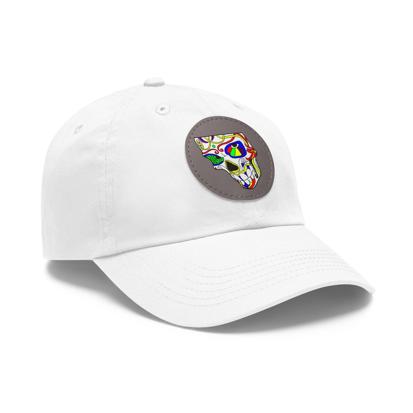 TROL Dad Hat with Leather Patch (Round)