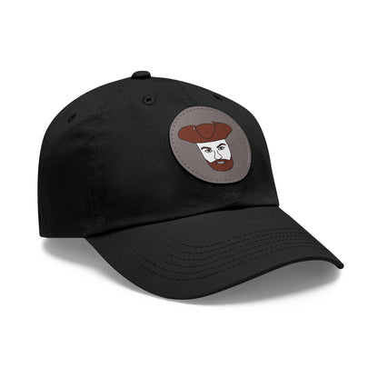 TROL Dad Hat with Leather Patch (Round)