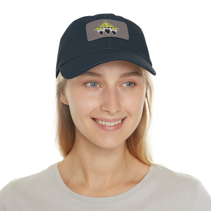 TROL Dad Hat with Leather Patch (Rectangle)