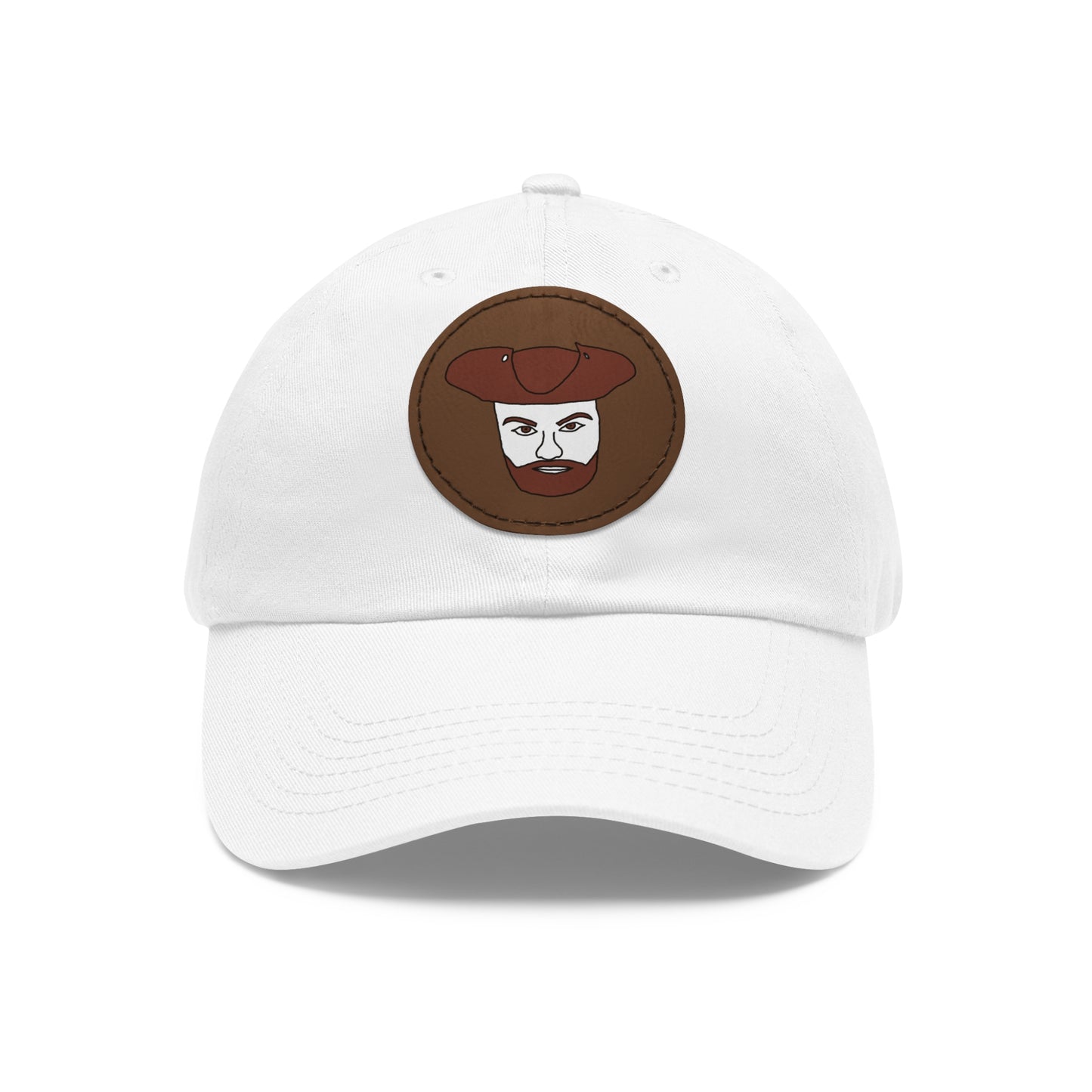 TROL Dad Hat with Leather Patch (Round)