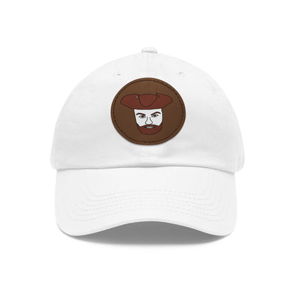 TROL Dad Hat with Leather Patch (Round)