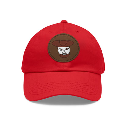 TROL Dad Hat with Leather Patch (Round)