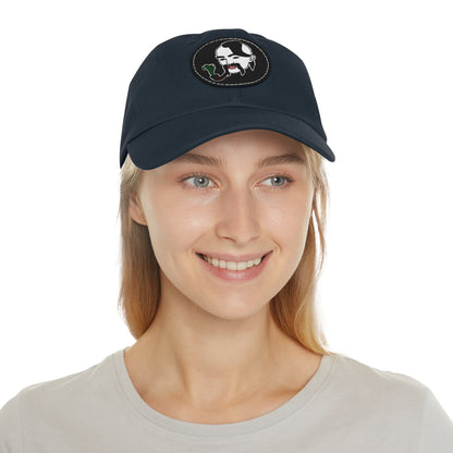 TROL Dad Hat with Leather Patch (Round)