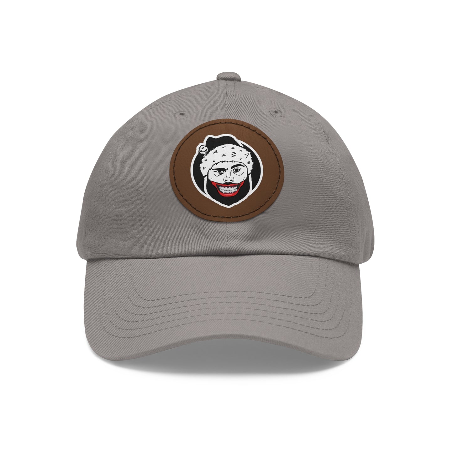 TROL Dad Hat with Leather Patch (Round)