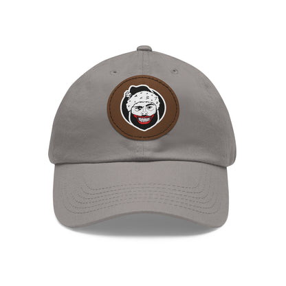 TROL Dad Hat with Leather Patch (Round)