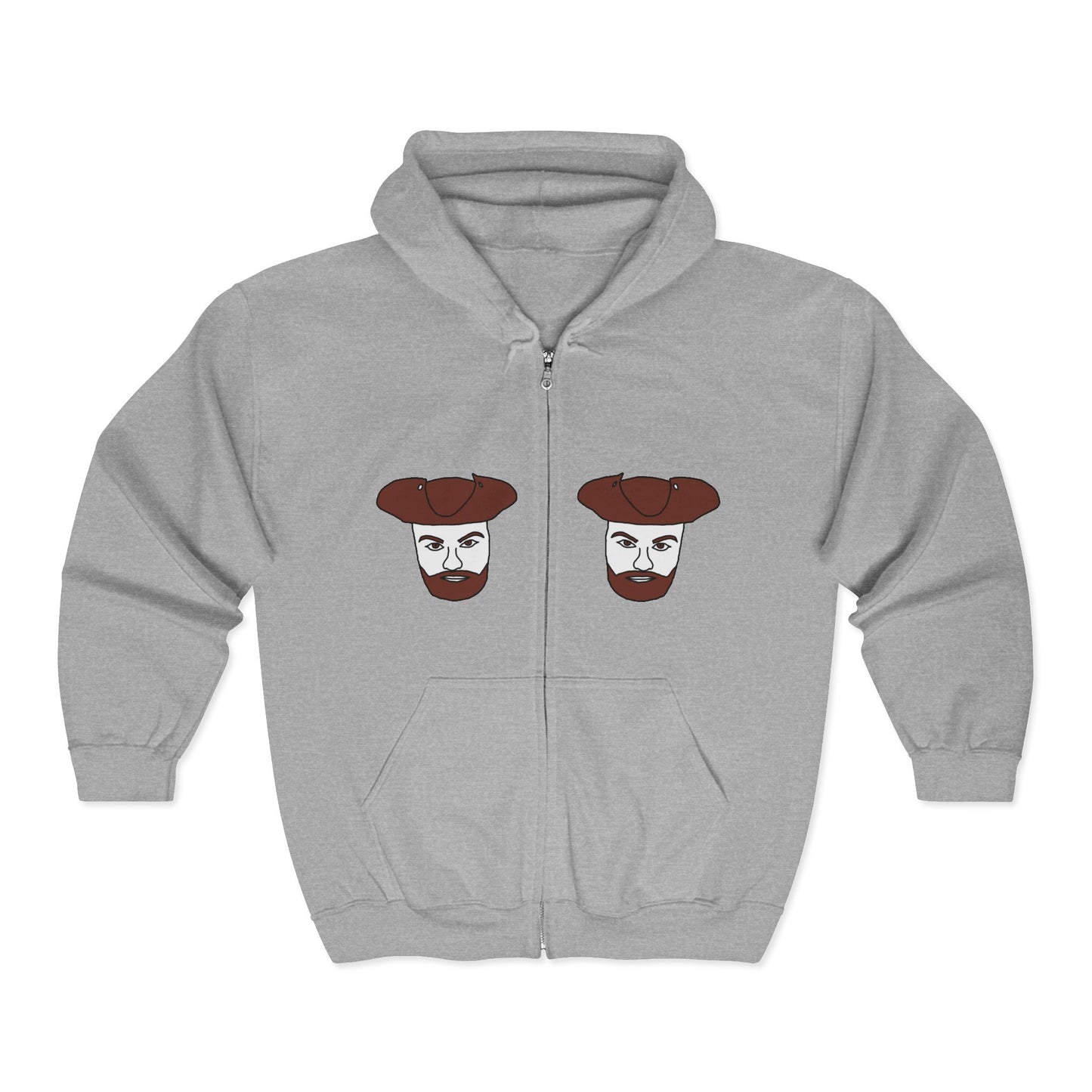 TROL Unisex Heavy Blend™ Full Zip Hooded Sweatshirt