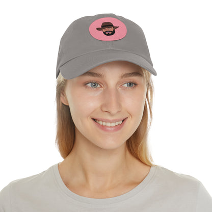 TROL Dad Hat with Leather Patch (Round)
