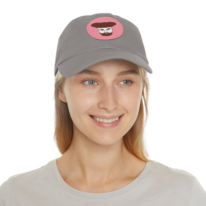 TROL Dad Hat with Leather Patch (Round)