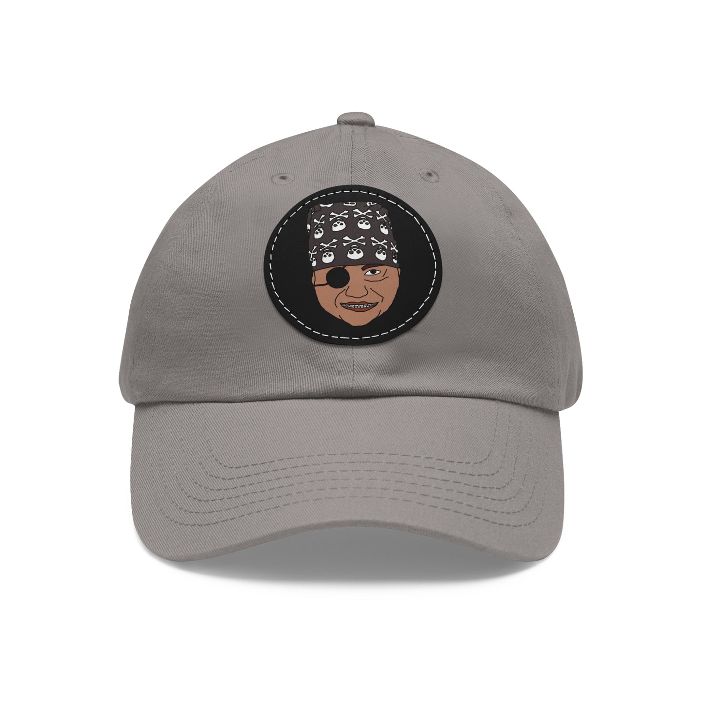 TROL Dad Hat with Leather Patch (Round)