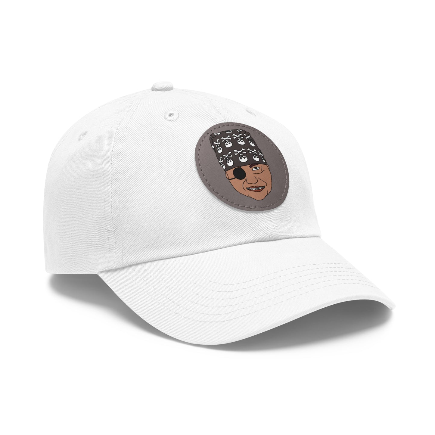 TROL Dad Hat with Leather Patch (Round)