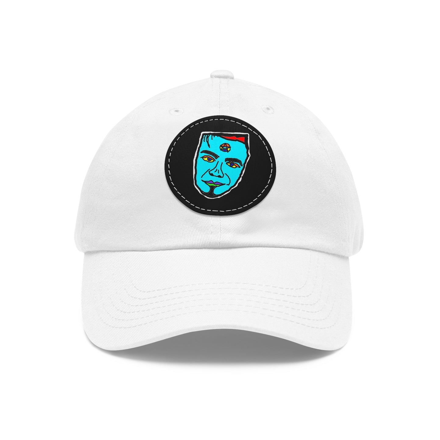 TROL Dad Hat with Leather Patch (Round)
