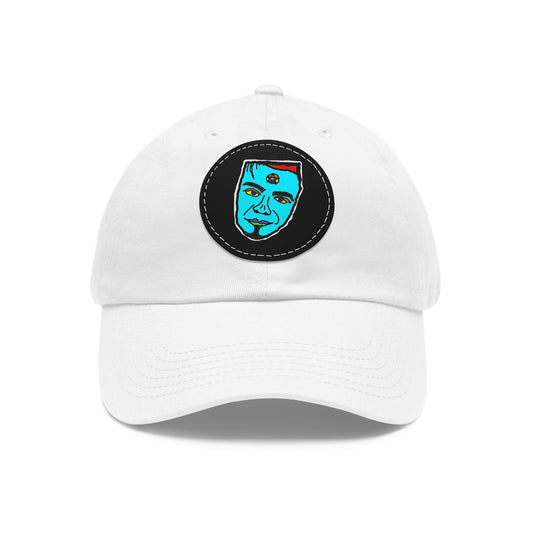 TROL Dad Hat with Leather Patch (Round)