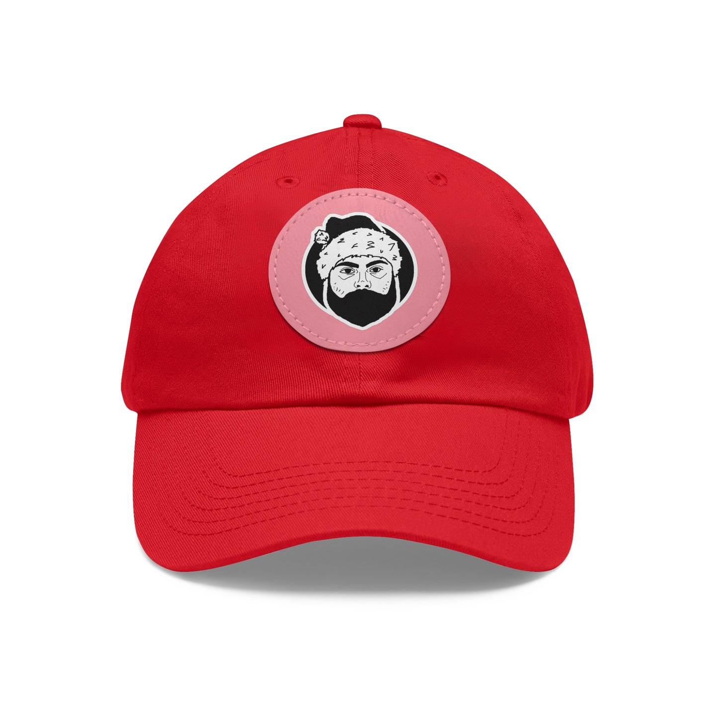 TROL Dad Hat with Leather Patch (Round)