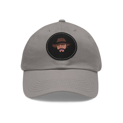 TROL Dad Hat with Leather Patch (Round)