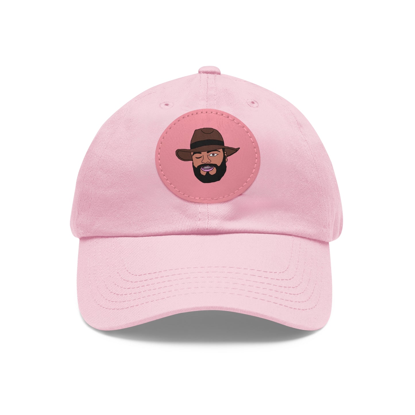 TROL Dad Hat with Leather Patch (Round)
