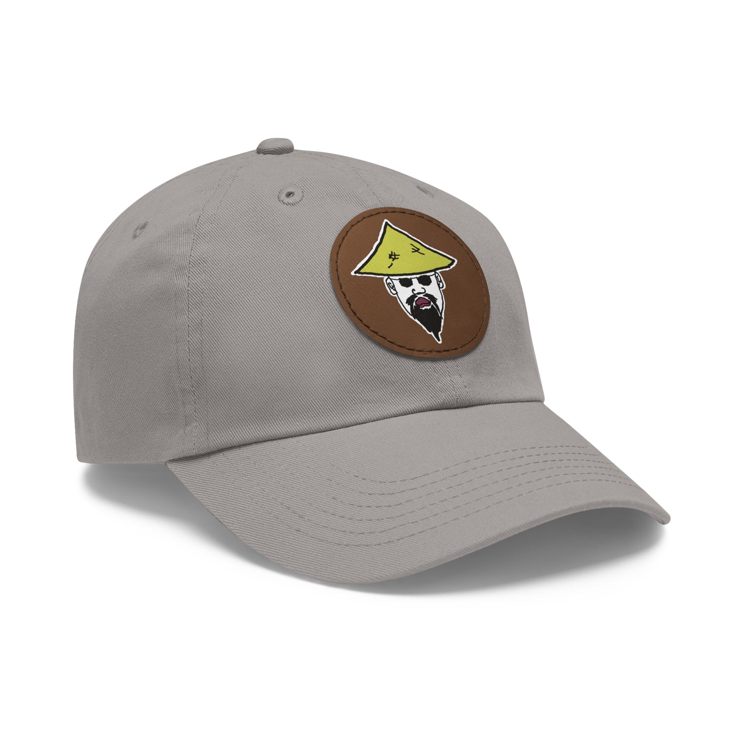 TROL Dad Hat with Leather Patch (Round)