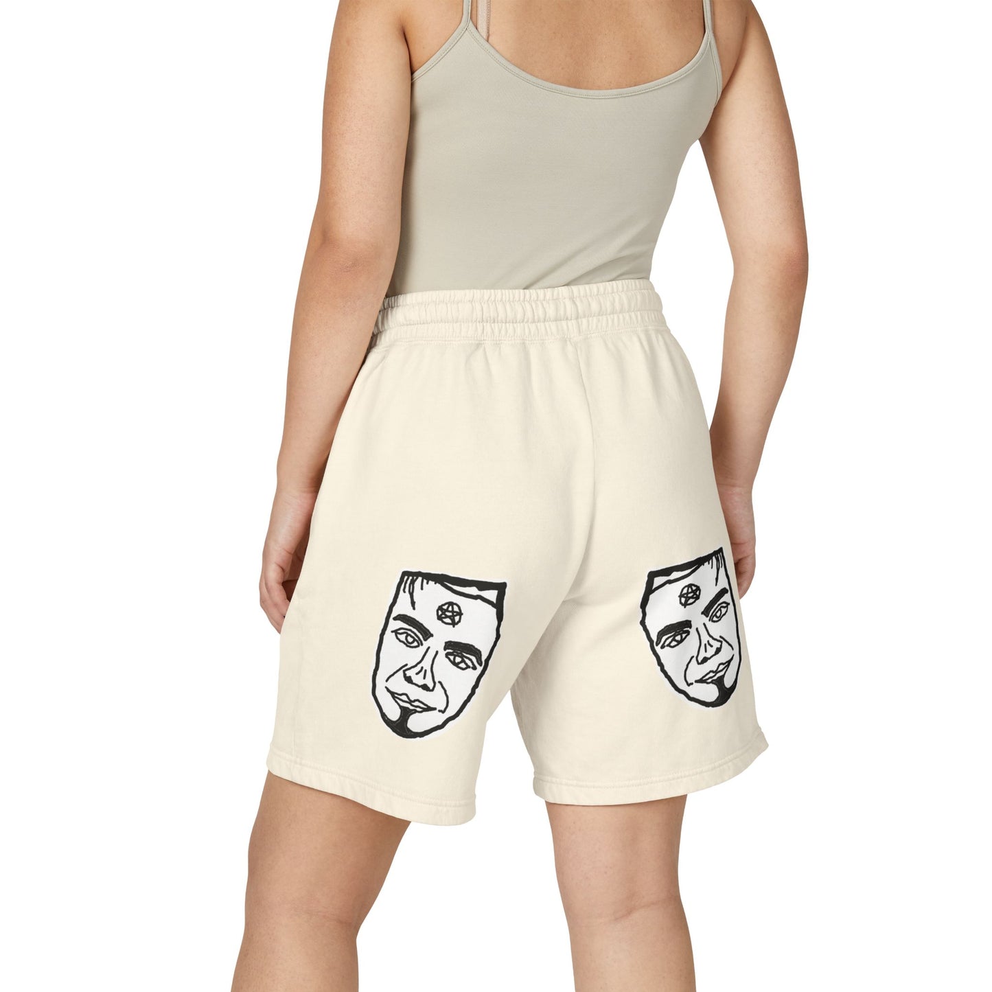 TROL Unisex Garment-Dyed Lightweight Fleece Sweat Shorts