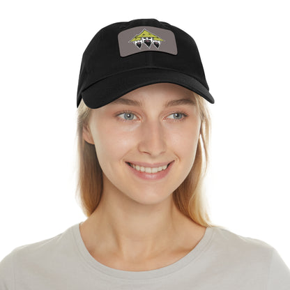 TROL Dad Hat with Leather Patch (Rectangle)